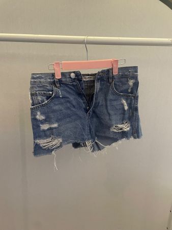 Pull&Bear Jeans Shorts, Gr. 38, Destroyed Look, Sommer!