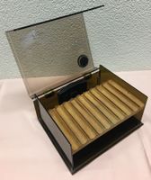 Zigarrenkiste Millennium Edition mit Hygrometer Acryl