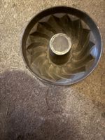 Gugelhupfform Metall silber Durchmesser 20 cm gebraucht