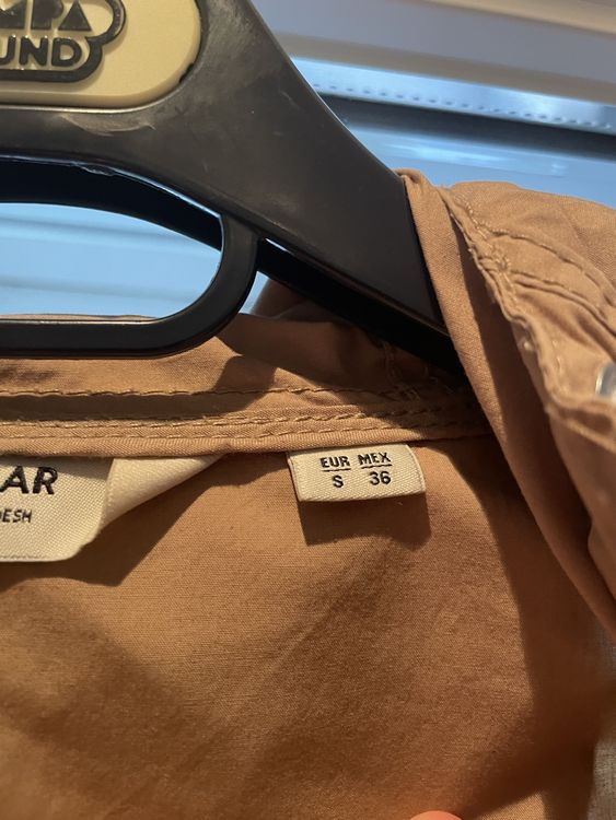 Tunique Légère Pull&Bear – Crème, Taille S, Manches Longues, Neuve Avec étiquettes