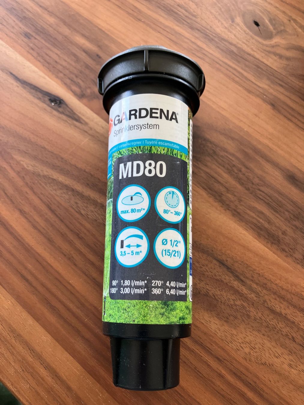 Gardena Tutti gli attrezzi: Gardena - Tuyère escamotable MD80 – Nuovo e nell'imballaggio originale da Ecublens FR venduto da Kantyl