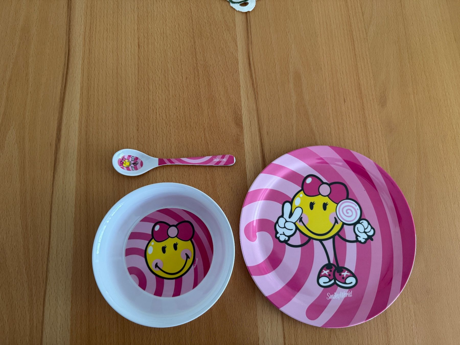 Set di piatti: zak! Designs Smiley Kinder-Geschirrset – Usato da Wohlen AG venduto da shoppi1
