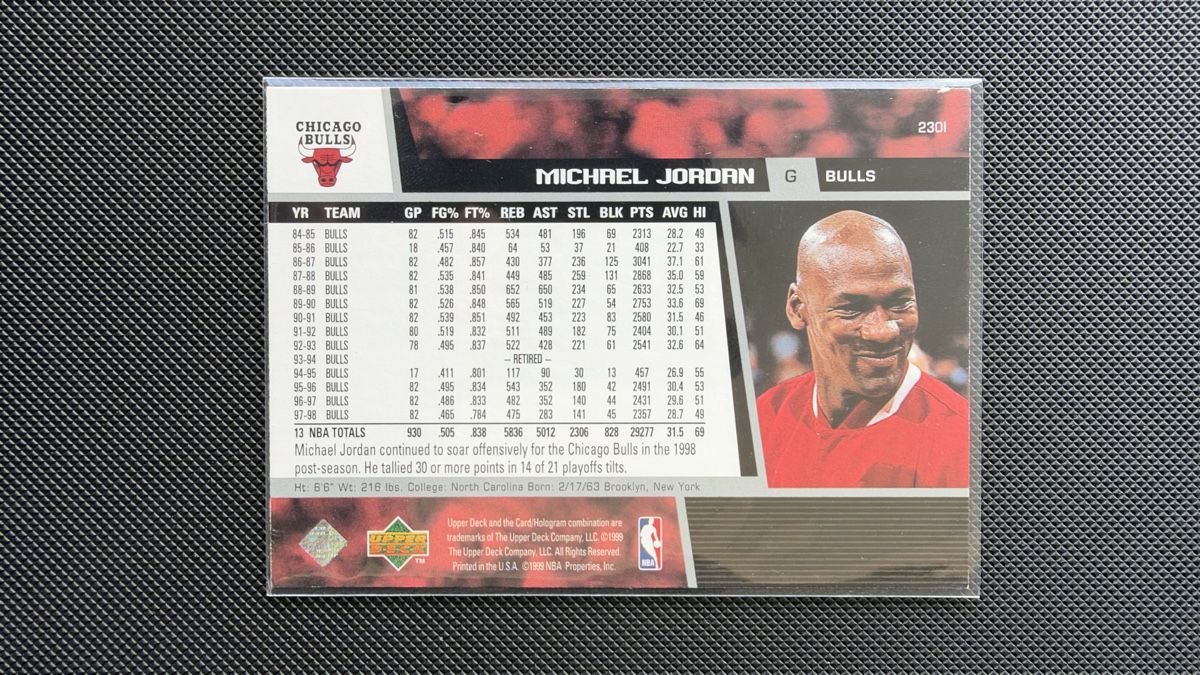 Nba Sammelbilder & Trading cards: Michael Jordan Upper Deck 1999 Chicago Bulls – Gebraucht aus Affoltern am Albis von mr_choppa 1