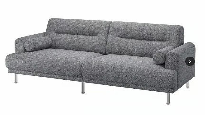 Ikea Divani: IKEA Sofa LÅNGARYD Gest So3 LEJDE hellgrau – Nuovo e nell'imballaggio originale da Rothenburg venduto da IKEA_Rothenburg