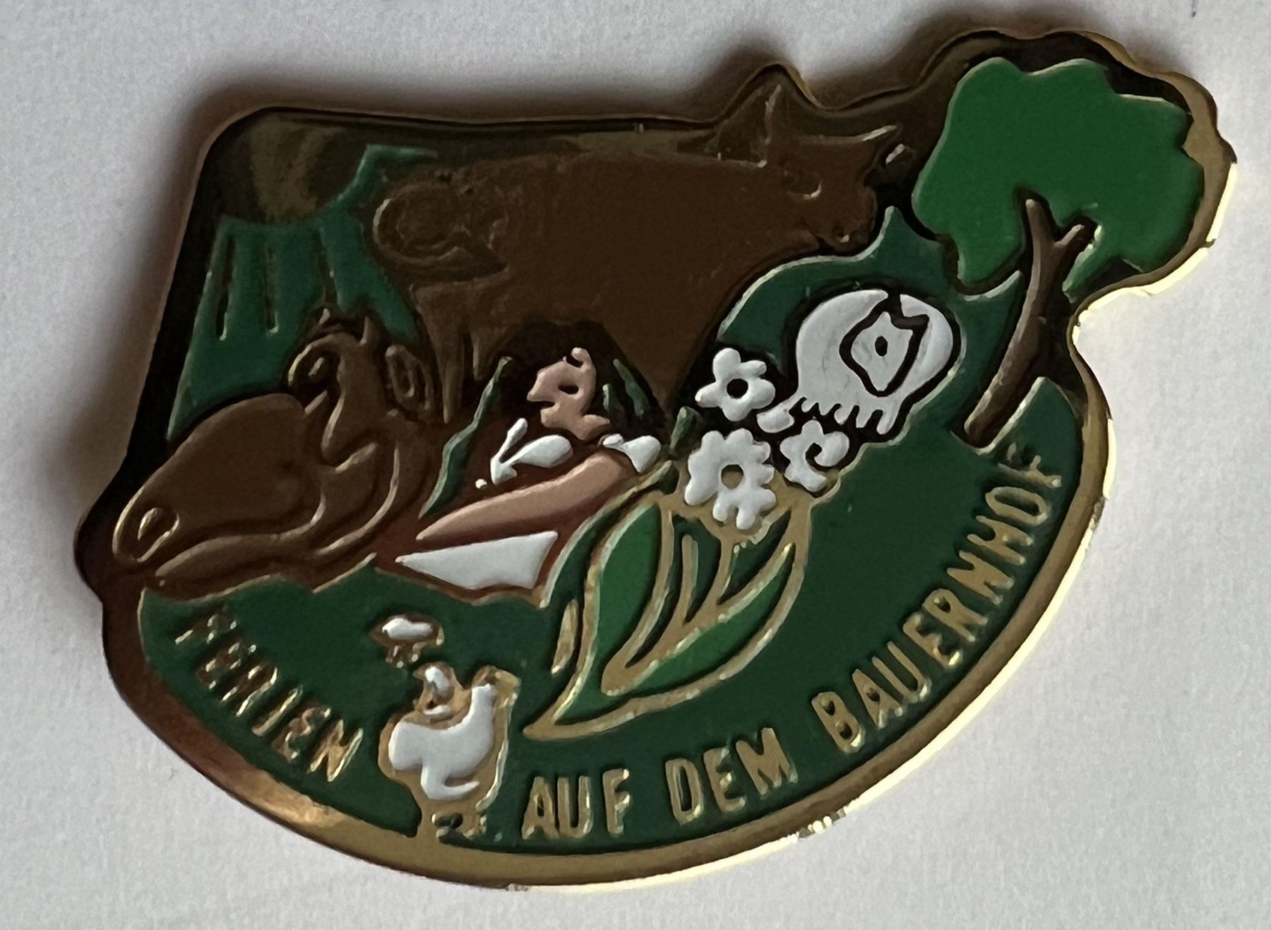 Placchette & Badge: 2 Pins "Ferien auf dem Bauernhof" – Nuovo (secondo la descrizione) da Winterthur venduto da Green-Future 3