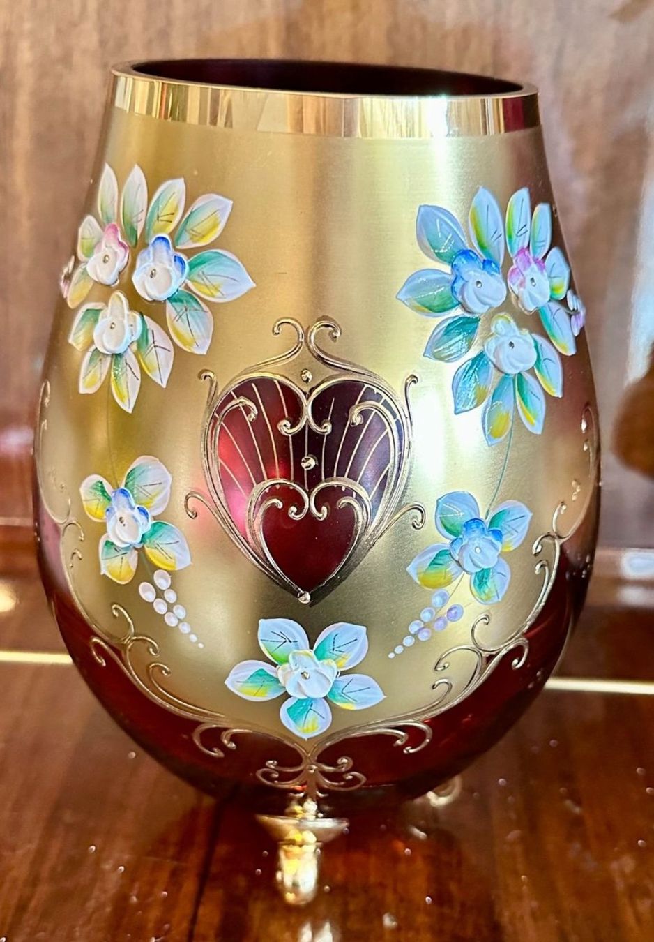 Vasi & Recipienti: Prächtige böhmische Glasvase von Egermann – Usato da Genève venduto da Mycollection 2