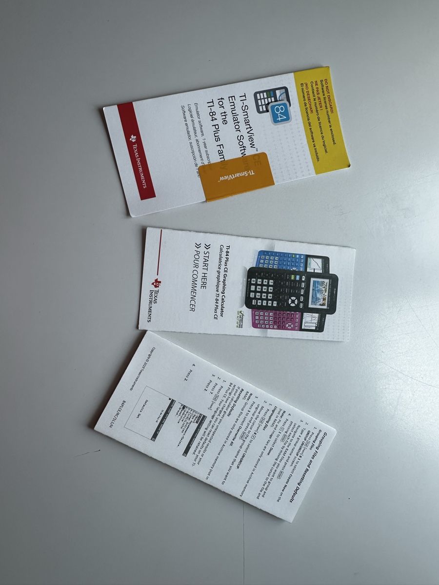 Texas Instruments Calculatrices: Taschenrechner TI-84 Plus CE – Neuf (Voir description) à hasliberg goldern par bvinhateiro 4