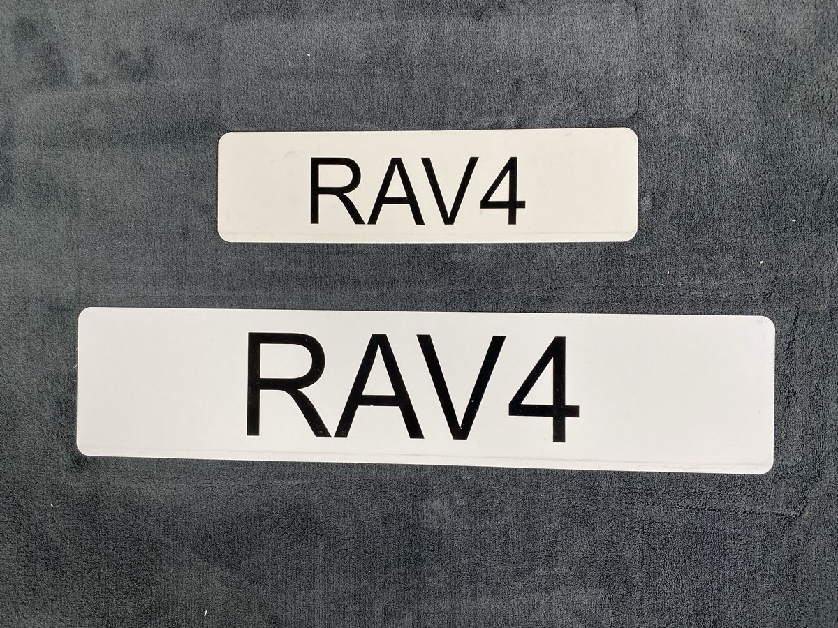 Insegne: Schild von RAV4 Grösse wie Autonummer  – Usato da Hägglingen venduto da Karin0802 3