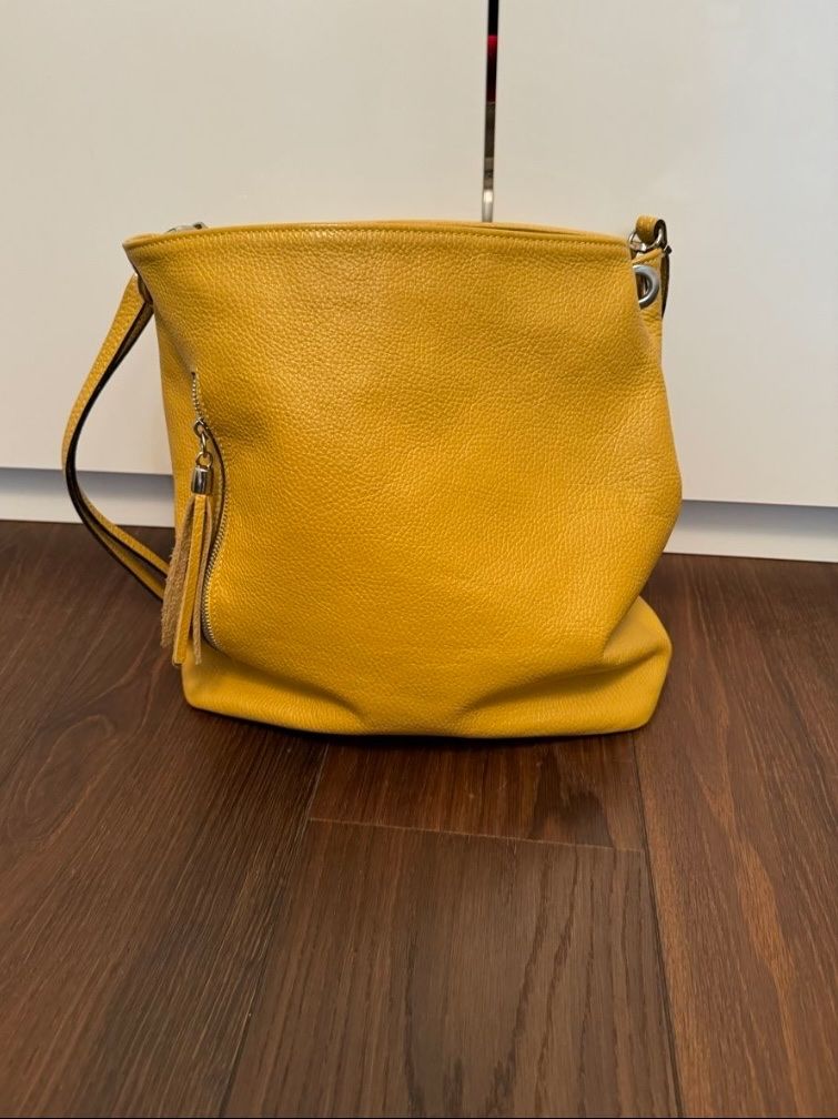 Borse da donna: Handtasche warmes Gelb – Usato da Zuerich venduto da Isabelle