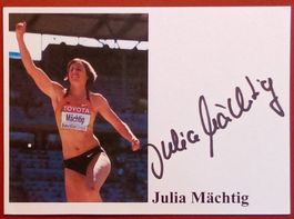 Julia Mächtig Autogramm signiert Foto 10x15cm