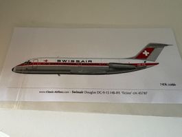 1/144 SWISSAIR DC-9-15 DECALS