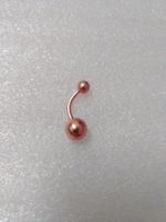 EDELSTHAL BAUCHNABELPIERCING;VERGOLDET