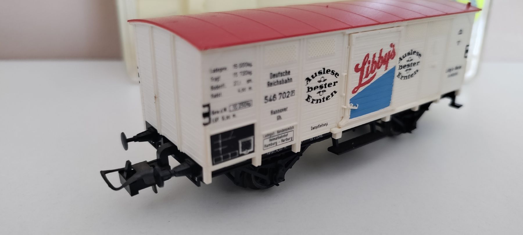 Trix Modellini di ferrovie: TRIX-EXPRESS | "H0-Güterwagen-LIBBYS" | Nr.23502 | NEUWERTIG – Usato da Boswil venduto da MAF_952 2
