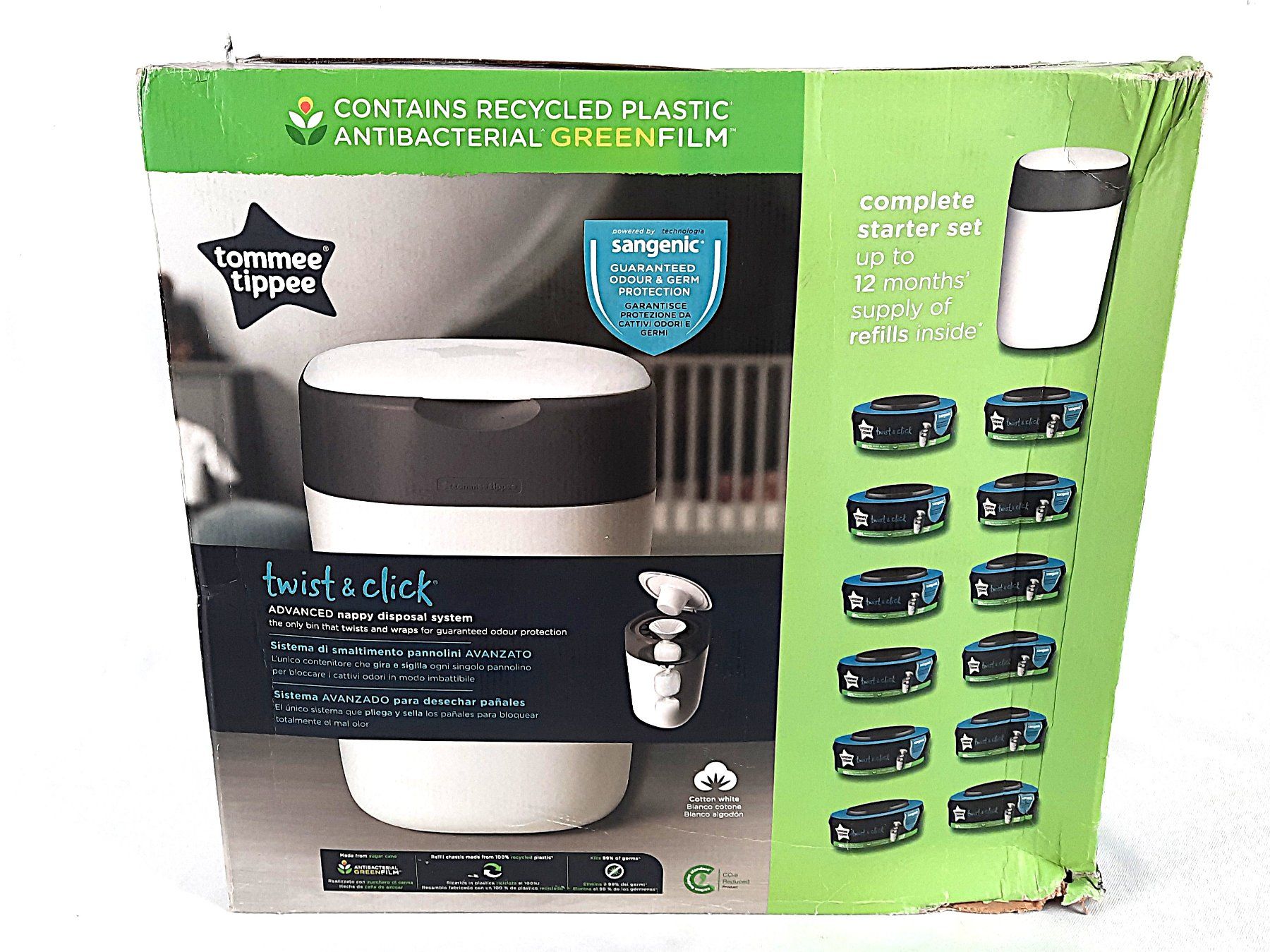Tommee Tippee Abfalleimer: SANGENIC Starterset Twist & Click – Neu (gemäss Beschreibung) aus Beinwil am See von Restwert_Beinwil