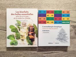 Lot de livres Huiles essentielles neufs