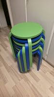 6x Stool vintage wooden Ikea AVSIKTLIG (FROSTA)/ Hocker Holz