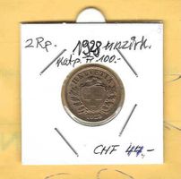 1928 Qualität 2Rp/u.E. vz+/Aufl. 0,5Mio/fast unzirk/Katp=100