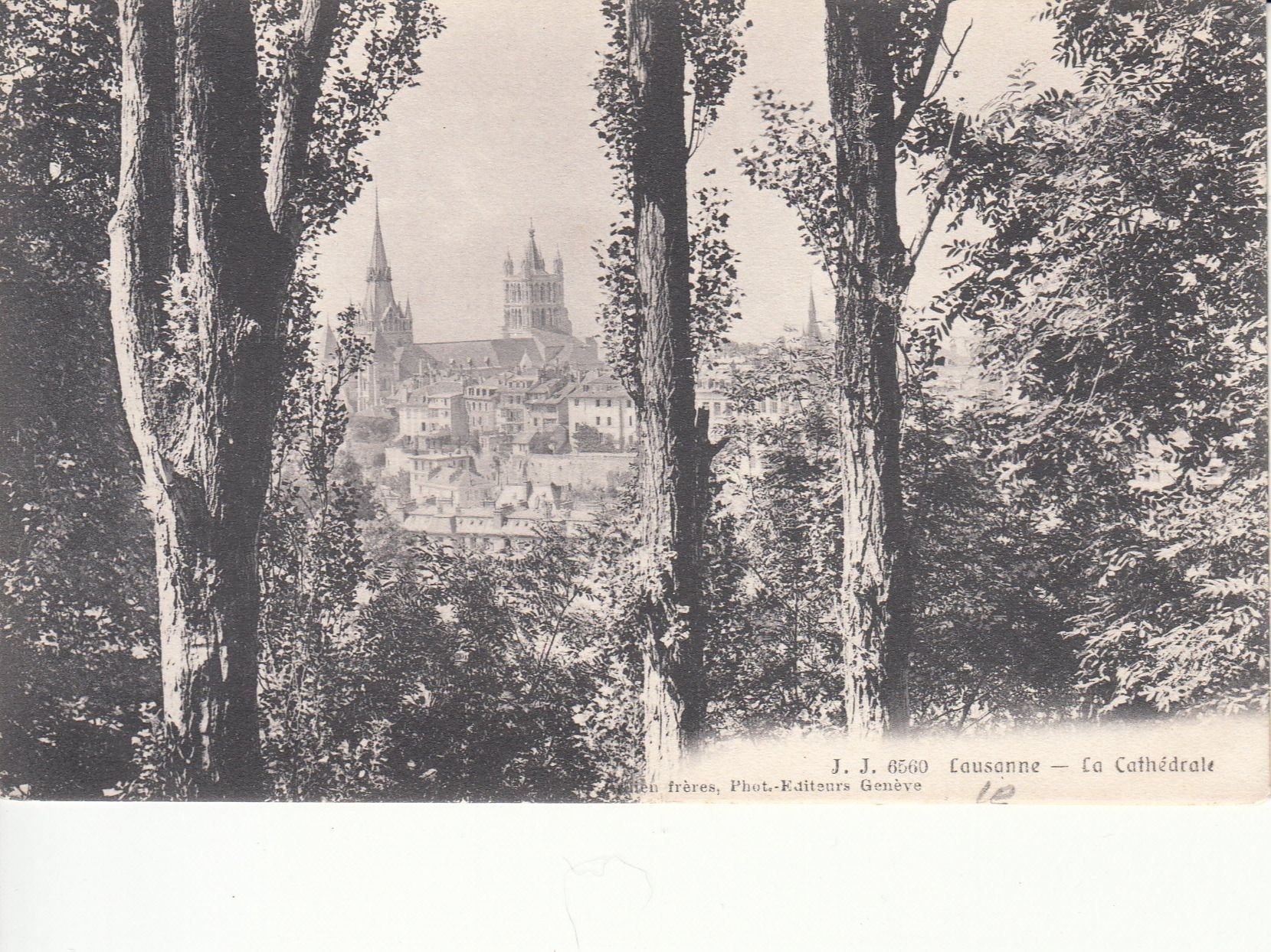 Ansichtskarten: Lausanne ca. 1900 – Gebraucht aus Bürglen TG von StampGraf