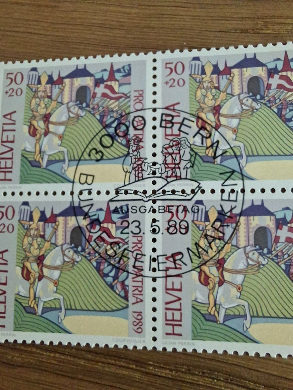 Tutti i francobolli: 4er Blocks: Pro Patria 1989 – Nuovo (secondo la descrizione) da Hinterkappelen venduto da 1399 5