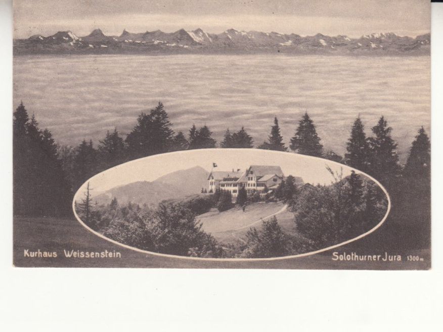 Cartoline postali: Weissenstein 1922 mit Bahnstempel und Stabstempel – Usato da Bürglen TG venduto da StampGraf