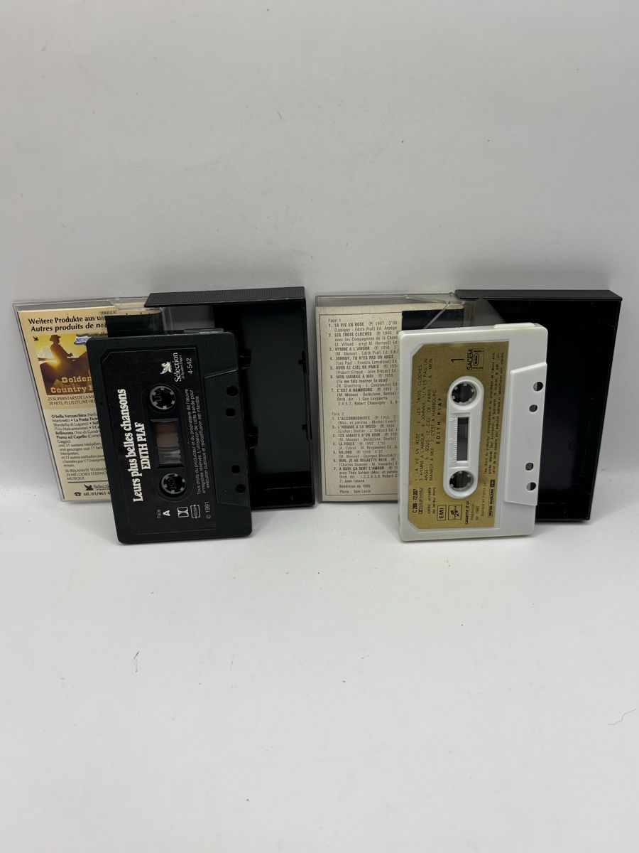 Cassettes audio: 2x K7 Edith Piaf Les Compagnons de la Chanson – D'occasion à Genève par sho_67qj 3