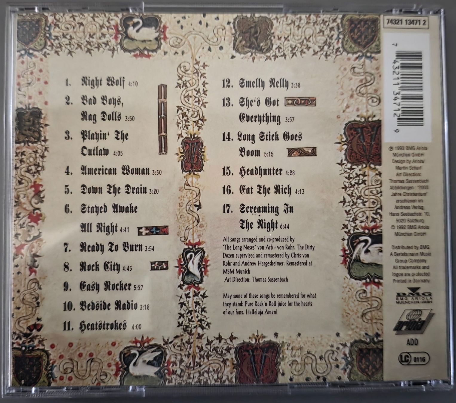 CD: Krokus CD – The Dirty Dozen +++++ – Usato da Root venduto da atelier22 2