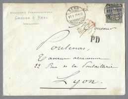 1870, DEUTSCH-FRANZÖSISCHER KRIEG, BRIEF, SBK 41, 0 BERN