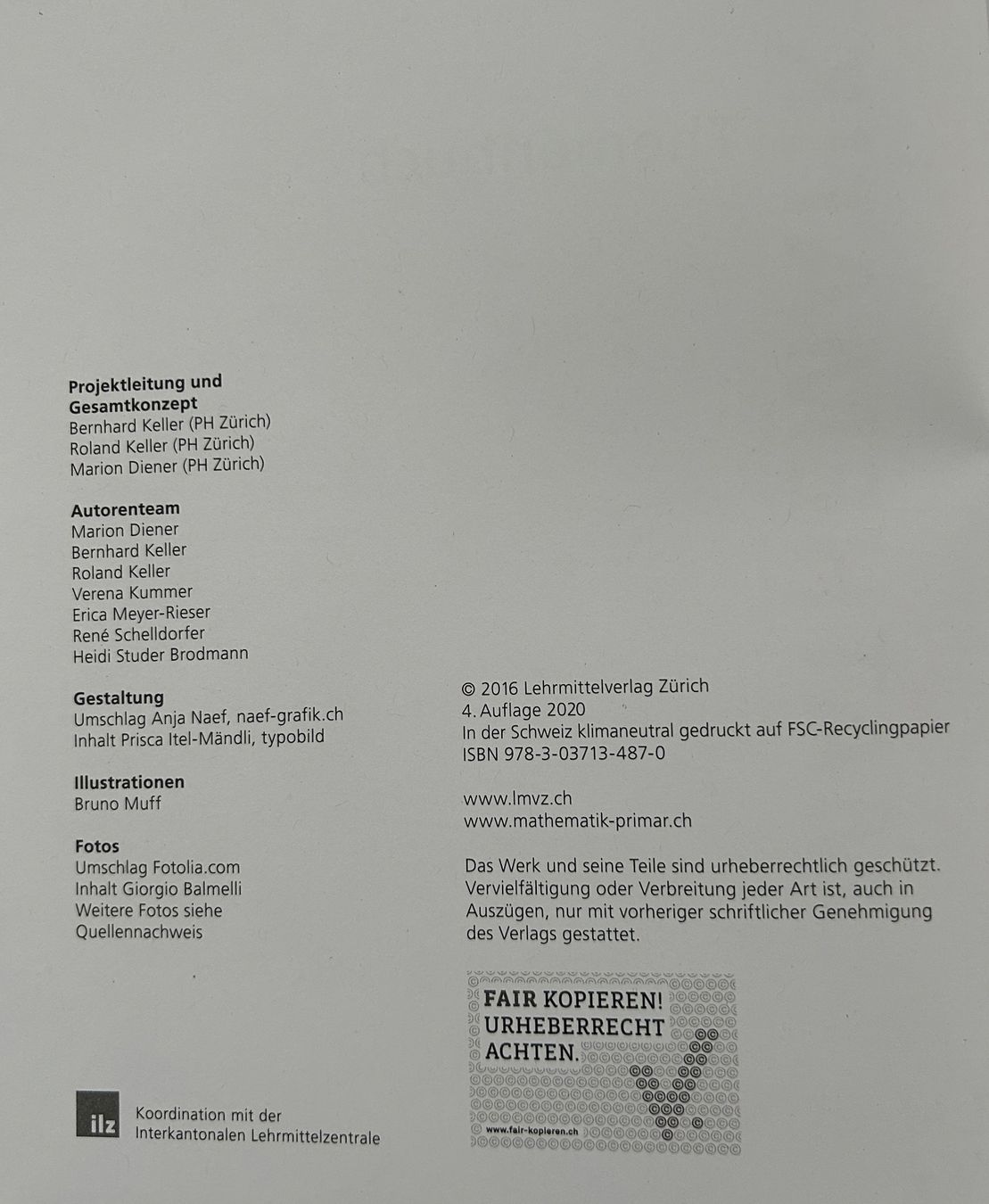 Bücher: Mathematik 6 LMVZ Themenbuch – Gebraucht aus Zürich von nta 1