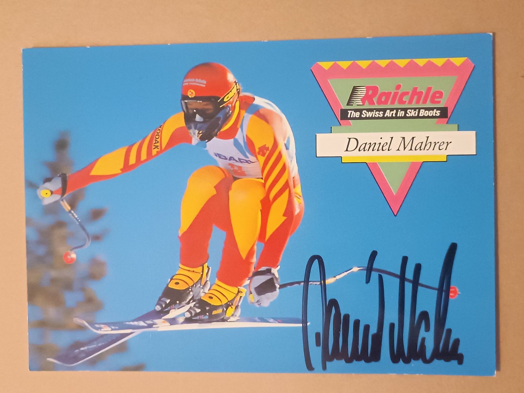 Autographes: Daniel Mahrer - handsignierte alte Karte – D'occasion à Menziken par Artographs