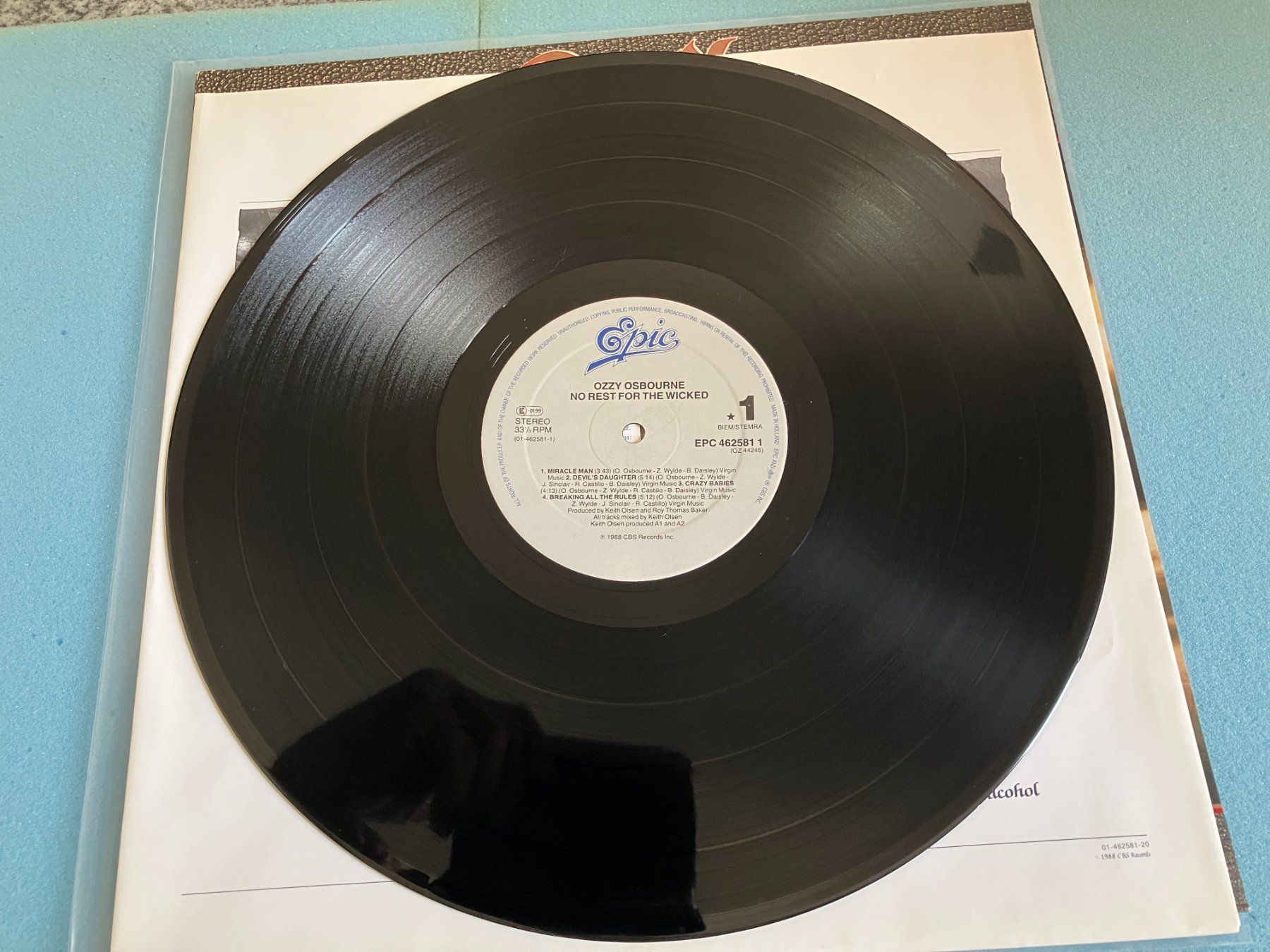 Dischi in vinile: Ozzy Osbourne – Usato da Aarwangen venduto da Jukebox3 6