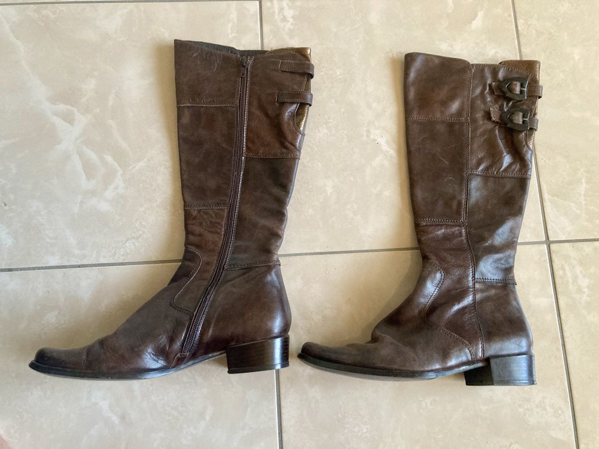 Scarpe da donna: Damen Leder Stiefel braun Grösse 37  – Usato da Vinelz venduto da Viewfinder84 6