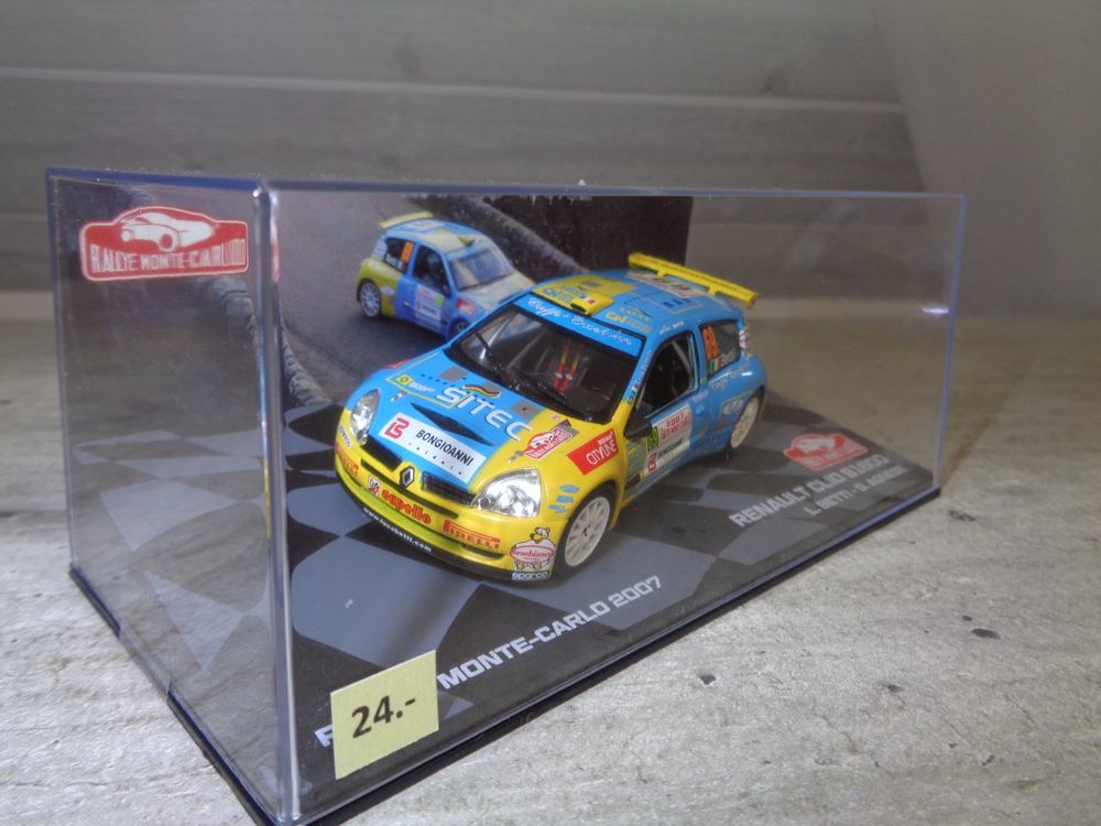 Décalcomanie Neuve 1:43 Pour Renault Clio S1600 N°68 - Rallye WRC Monte-Carlo 2003 - Marque Ast Creation43