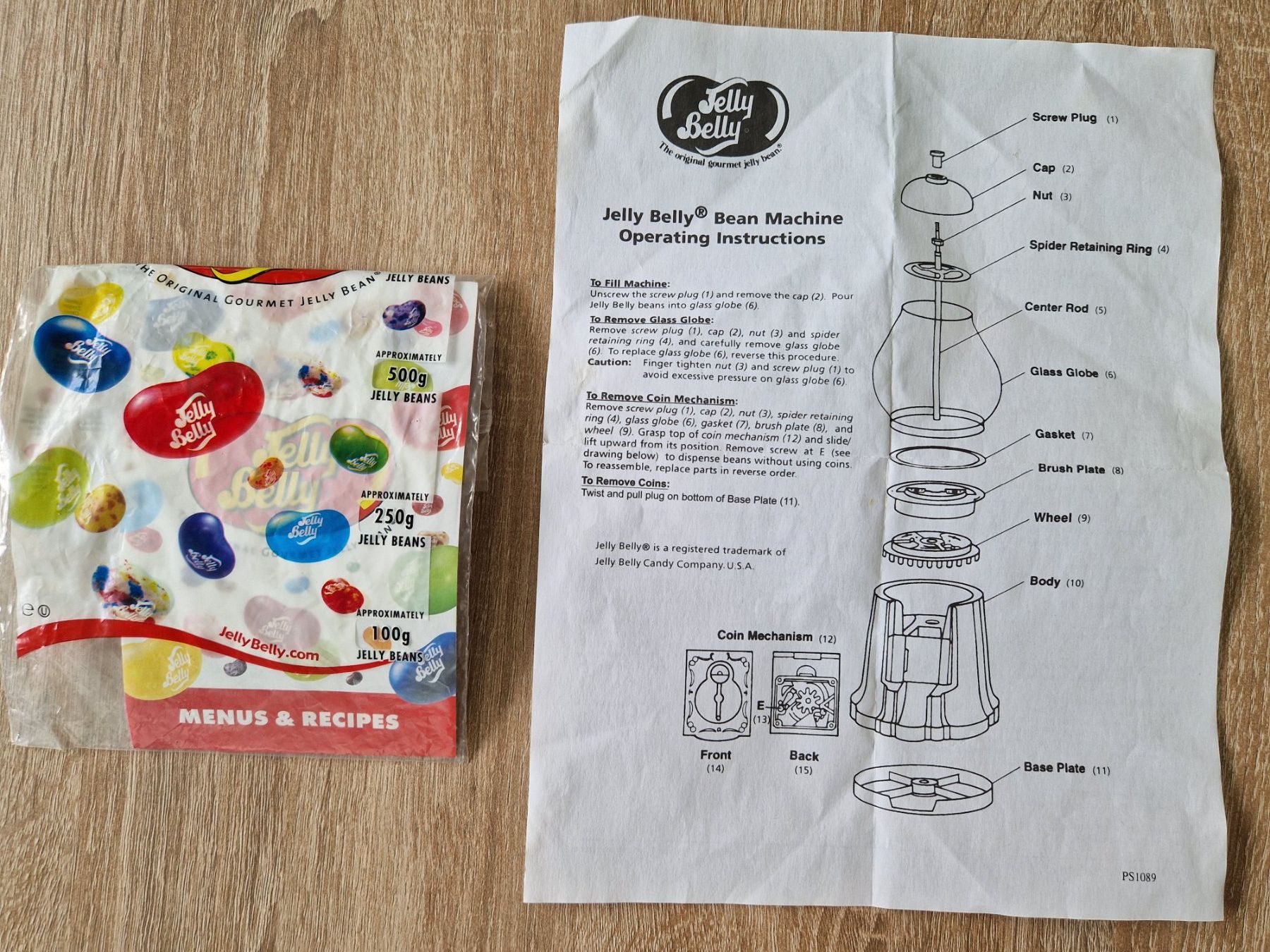 Sonstiges für die Gastronomie & Hotel: Jelly Belly Mini Bean Machine Süssigkeiten Automat – Gebraucht aus Rebstein von Ajs_Toy_Palast_1 7