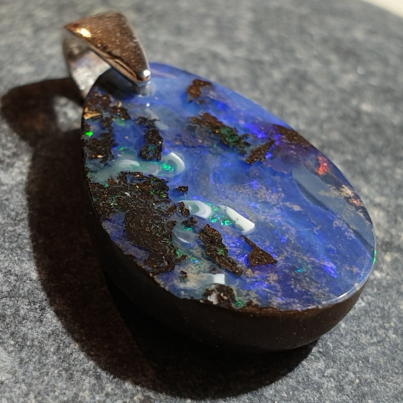 Ciondoli: Anhänger Boulder Opal. – Nuovo (secondo la descrizione) da Niederbüren venduto da Raphael014 3