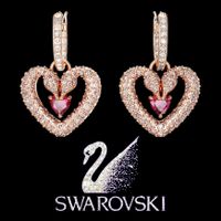 SWAROVSKI SUBLIMA HERZ ROSEGOLD OHRRINGE