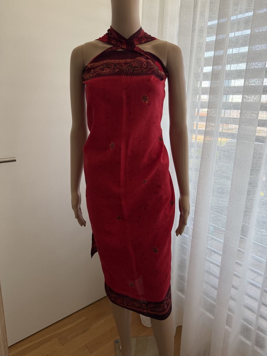 Vestiti: Kleid /Wickelkleid/ Rot, Grösse  S-M – Usato da Basel venduto da Ksjusha 4
