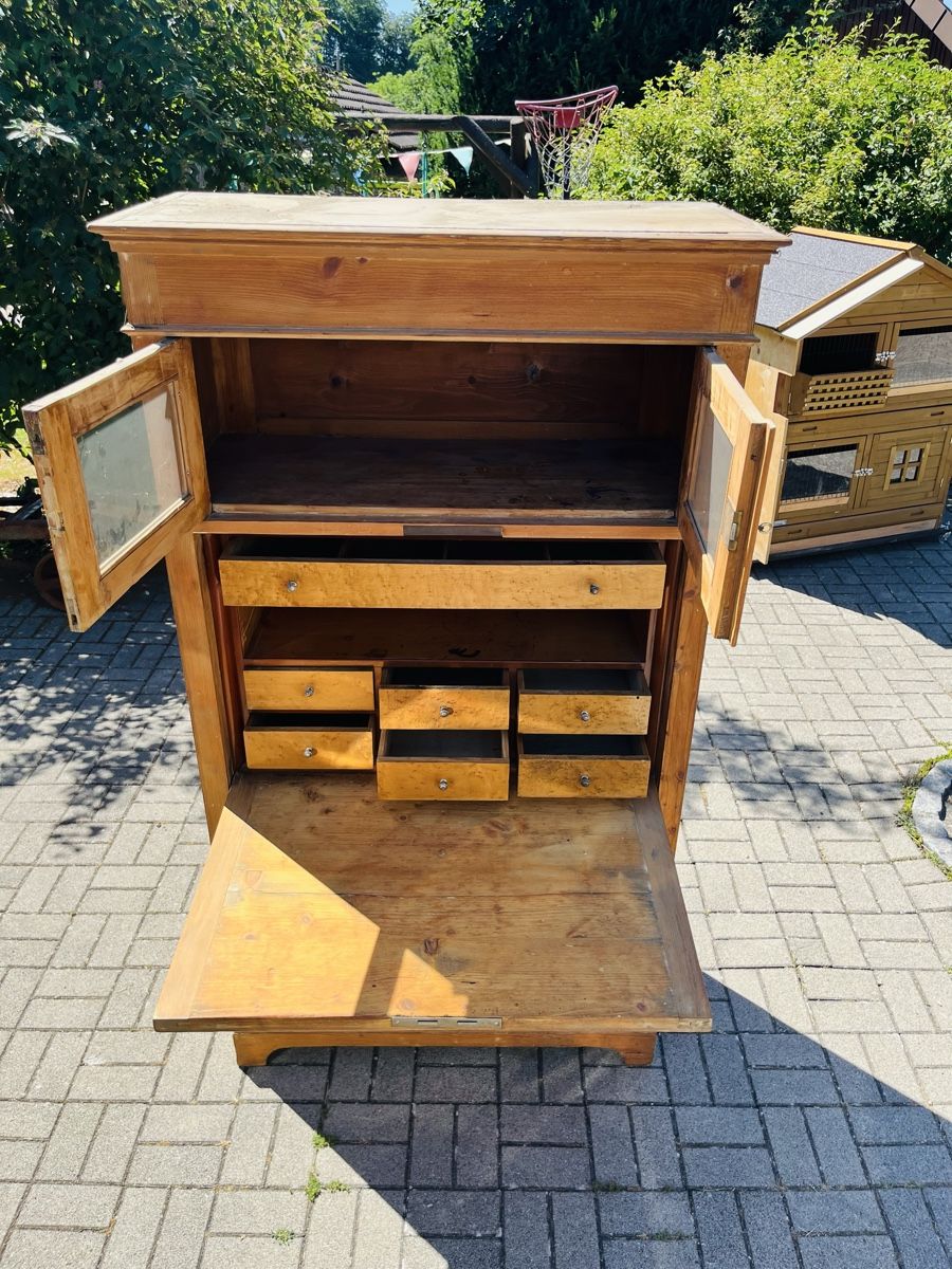 Cassettiere: Schubladenkommode mit Sekretär, Kiefer Massiv – Usato da Heimenhausen venduto da Bufnof 2