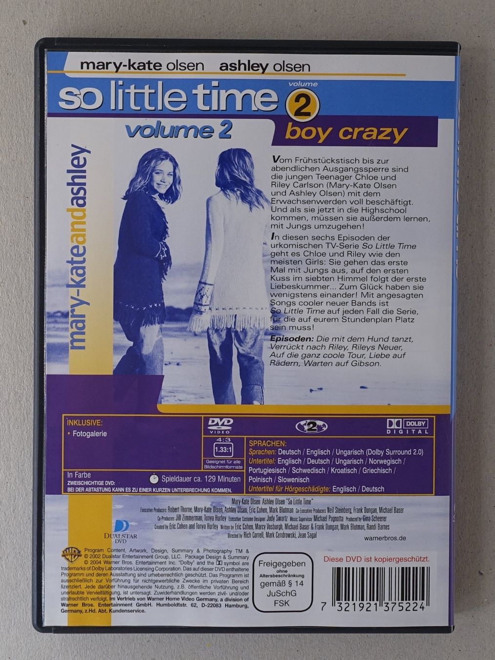 Tutti i DVDs: So Little Time Vol. 2 - Boy Crazy – Usato da Sessa venduto da fraenklishop 1