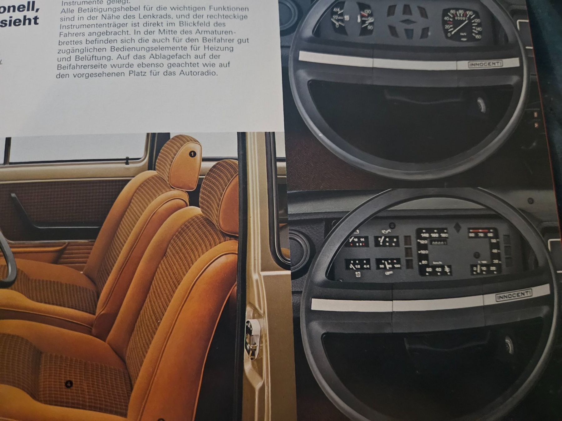 Mini Documenti: Mini Innocenti Bertone 90 SL  120 SL Prospekt 1978 – Usato da Flawil venduto da sr1_f6st 3