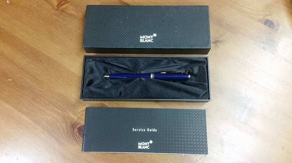 Montblanc Penna & Evidenziatori: Montblanc Kugelschreiber mit Case und Originalverpackung – Usato da Buttisholz venduto da alex_e30 1