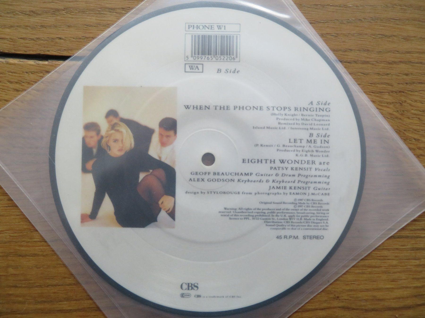 Dischi in vinile: PICTUR SINGEL WHEN THE PHONE STOPS RINGING – Nuovo (secondo la descrizione) da Zürich venduto da max_cp5f 1