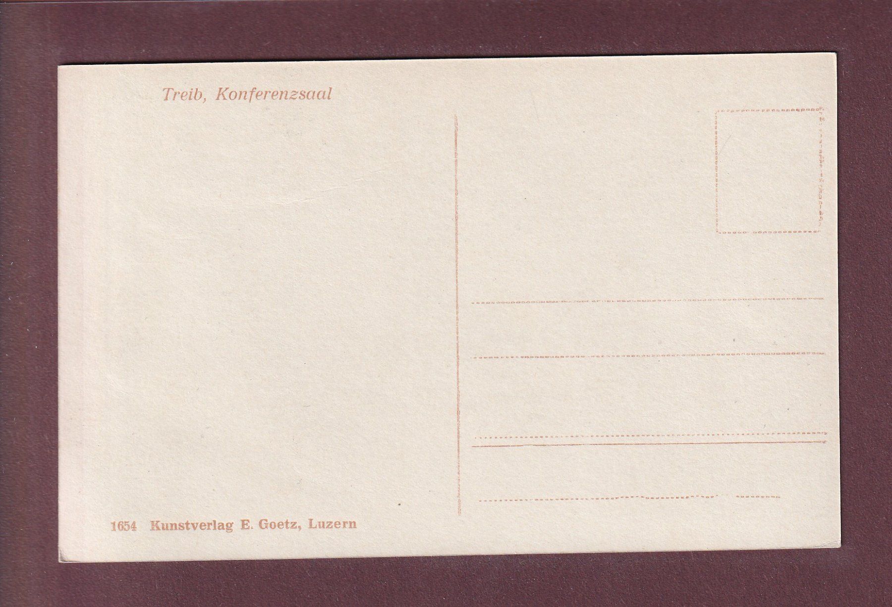 Cartes postales: TREIB - Konferenzsaal – D'occasion à Pully par nicecards 1