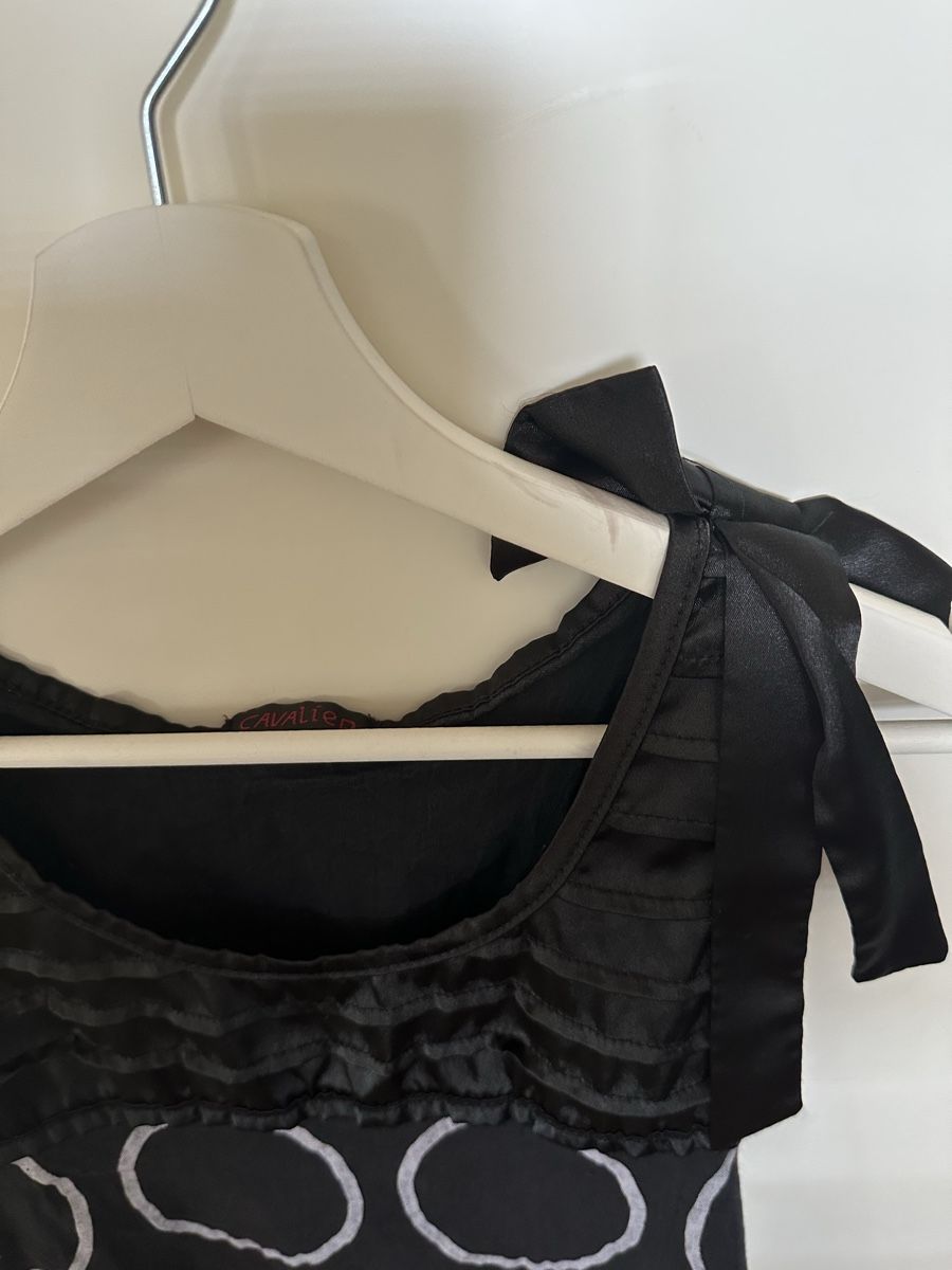 Vestiti: Schwarzes Sommerkleid mit Schleife Grösse M Cavalier – Usato da Reinach BL venduto da Alles_muss_weg00 2