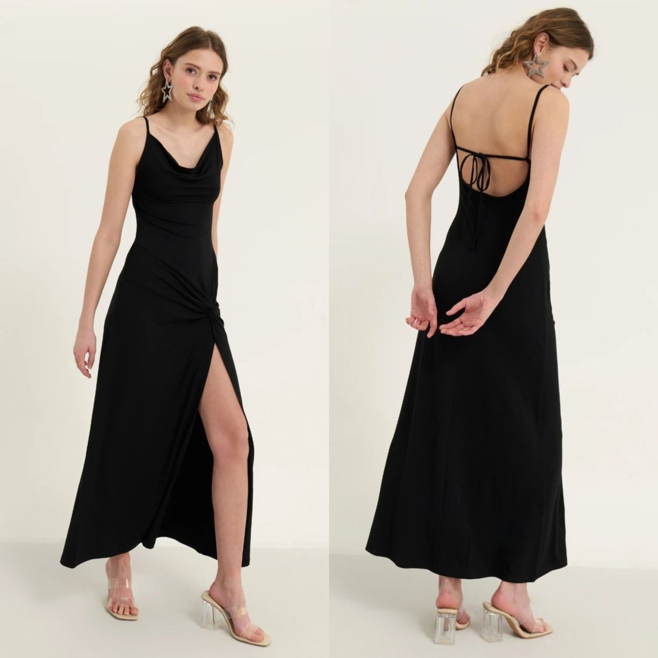 Kleider: Neues elegantes maxikleid gr.M even&odd gothic – Neu (gemäss Beschreibung) aus horn von CherryCrow