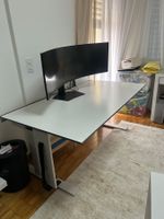 Höhenverstellbarer Schreibtisch (mit Kurbel) – 160x70