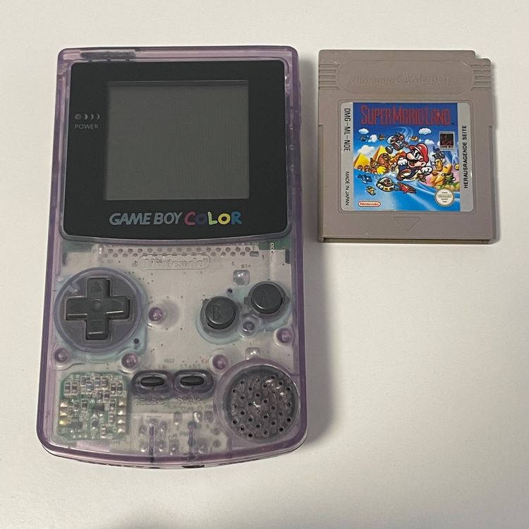 Gameboy Color Transparent + Super Mario Kaufen auf Ricardo