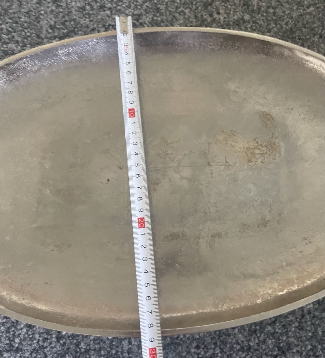 Piatti di portata: Servier Platte Holzfuss oval ,Vintage – Usato da Au ZH venduto da Jaggy4 5