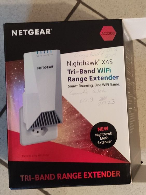 Netgear AC2200 Nighthawk x4s TriBand WiFI Ranger Kaufen auf Ricardo