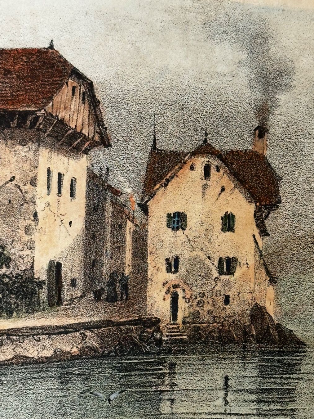 Grafiken & Lithographien: Lithographie Port de S.Saphorin – Gebraucht aus Les Bioux von ann_g9bh 2