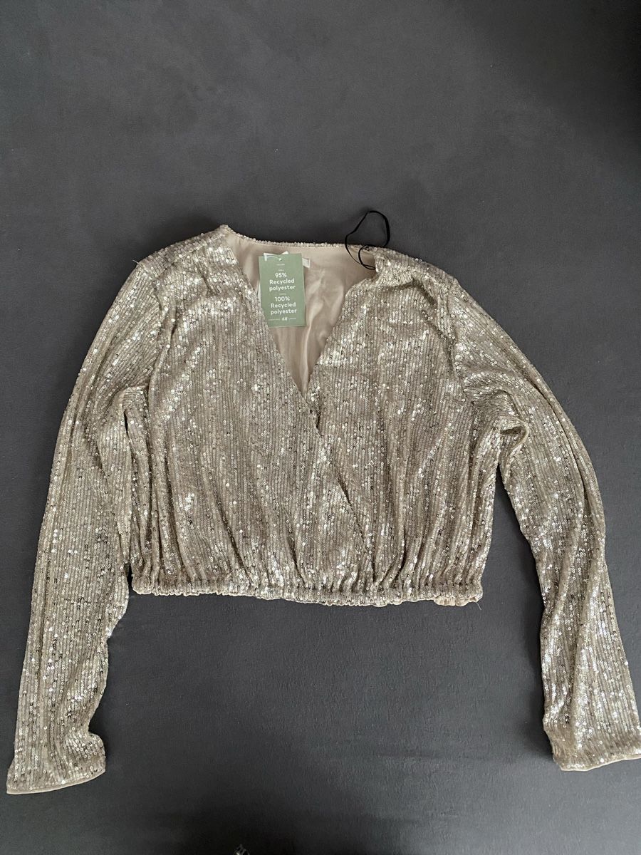 H&M Maglioni & Felpe: Glitzer Oberteil H&M – Nuovo (secondo la descrizione) da Huttwil venduto da mandala123